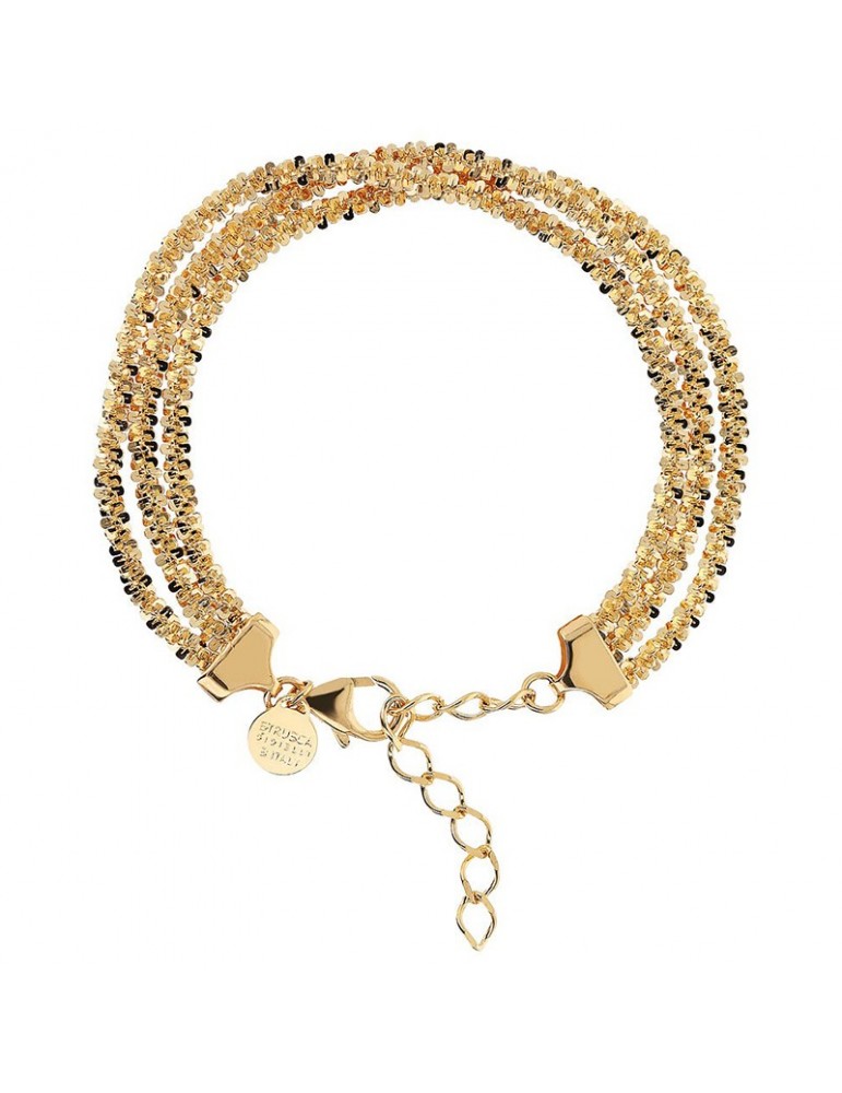 Bracciale Etrusca-Itaca-Multifilo Dorato-Catena Margherita-WSET00771YG