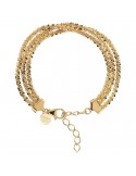 Bracciale Etrusca-Itaca-Multifilo Dorato-Catena Margherita-WSET00771YG
