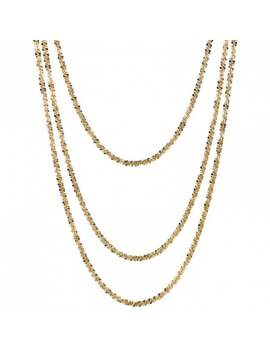 Etruscan Necklace - Ithaca - Multistrand - Daisy Chain - WSET00772YG