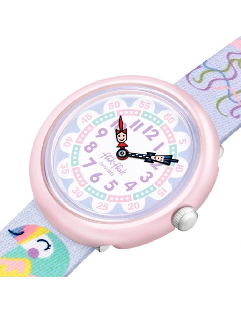 Orologio Flik Flak - Color in Pastel - Viola - 32mm -Astuccio-ZFBNP231