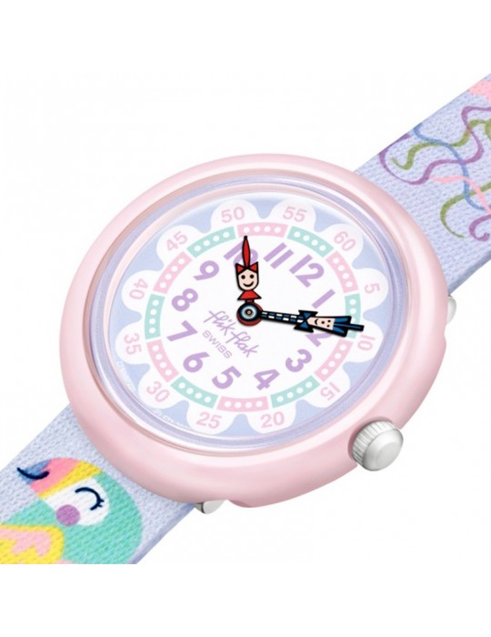 Orologio Flik Flak - Color in Pastel - Viola - 32mm -Astuccio-ZFBNP231