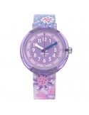 Orologio Flik Flak - Flower Chaos - 32mm - Viola - Fiori - ZFPNP149