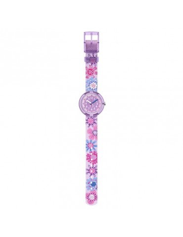 Orologio Flik Flak - Flower Chaos - 32mm - Viola - Fiori - ZFPNP149 2