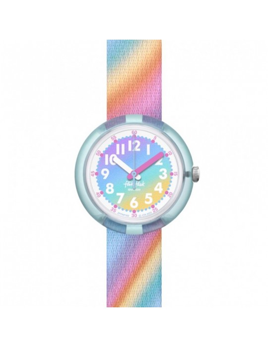 Orologio Flik Flak - Liquid Rainbow - 32mm - Arcobaleno - ZFPNP152