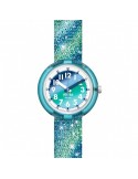 Orologio Flik Flak - Liquid Rainbow - 32mm - Verde - Azzurro- ZFPNP153