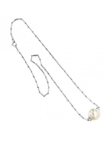 Collana Chimento - Bamboo Classic - Oro Bianco 18 carati - Perla 43 cm - 1G00498CC5430