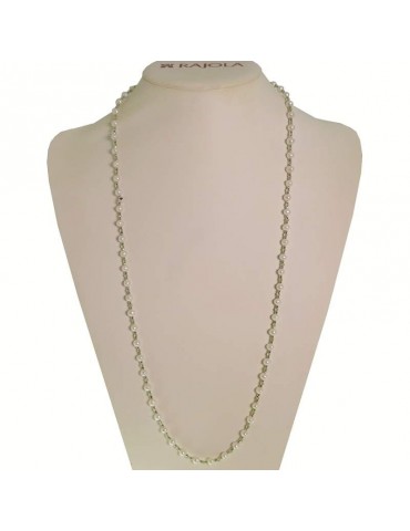 Collana Rajola - Cecilia - Lunga - Peridoto - Perle Bianche - 5439922
