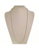 Rajola Necklace - Cecilia - Long - Peridot - White Pearls - 5439922