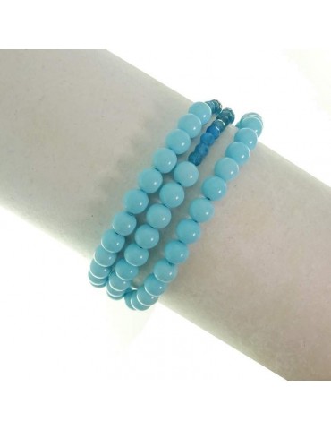Rajola Bracelet - Dalila - Multistrand - Turquoise Paste-Apatite-54440218
