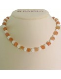 Rajola Necklace - Rubik - Choker - White Paste - Sunstone - 544412