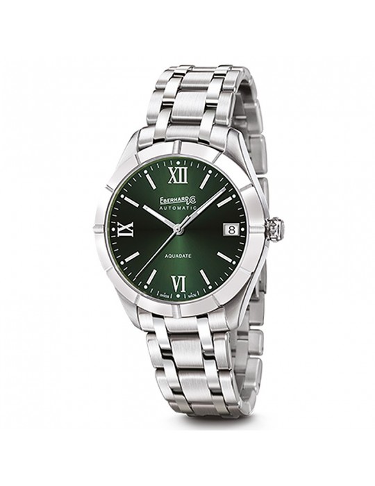 Orologio Eberhard Uomo - Aquadate Grande Taille Automatico 41mm Verde - 41045.7CA