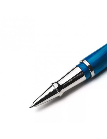 Pineider Rollerball Pen - Avatar UR Marble in Ultraresin - Neptune Blue - 0 2