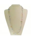 Rajola Necklace - Shark - Aquamarine - Rose Quartz - 544763L