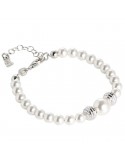 Boccadamo Bracelet - Pearls - Diamond Spheres - Pearls - BR477