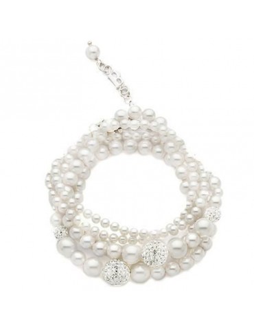 Collana Boccadamo - Perle - Lunga - Bracciale Multifilo - GR516 2