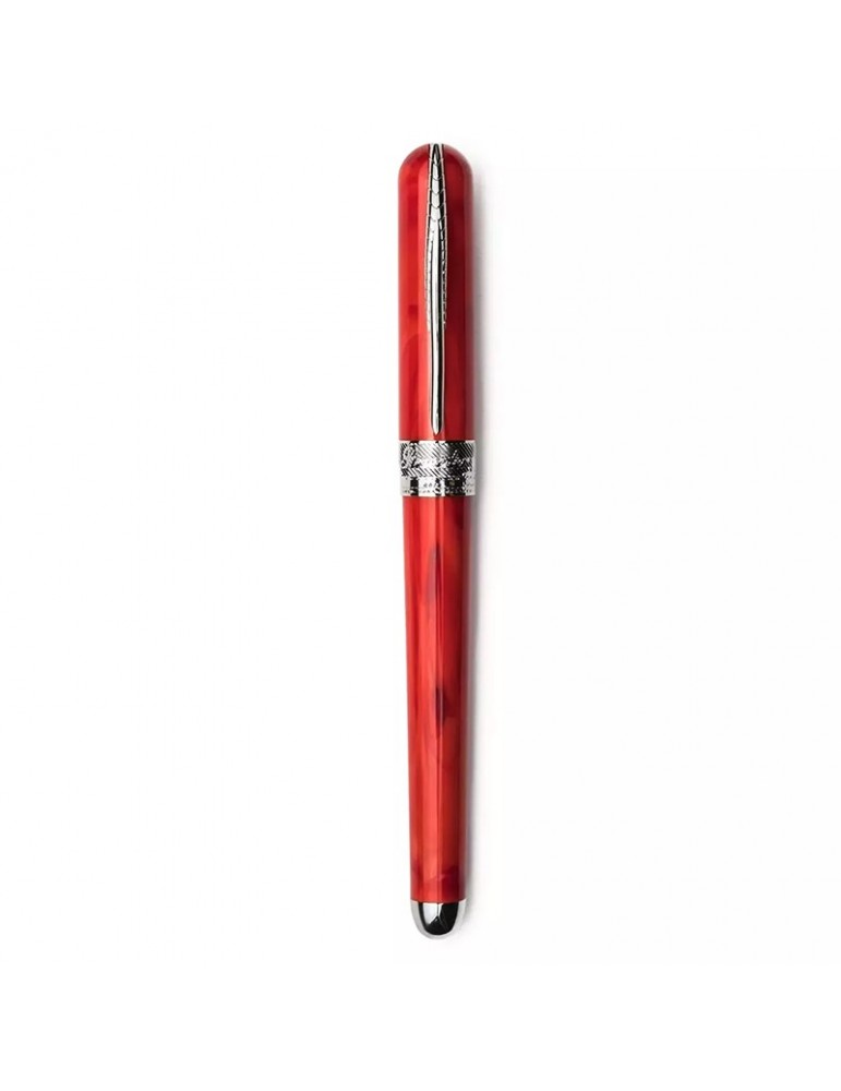 Pineider Rollerball Pen - Avatar UR Marble in Ultraresin - Devil Red - 0