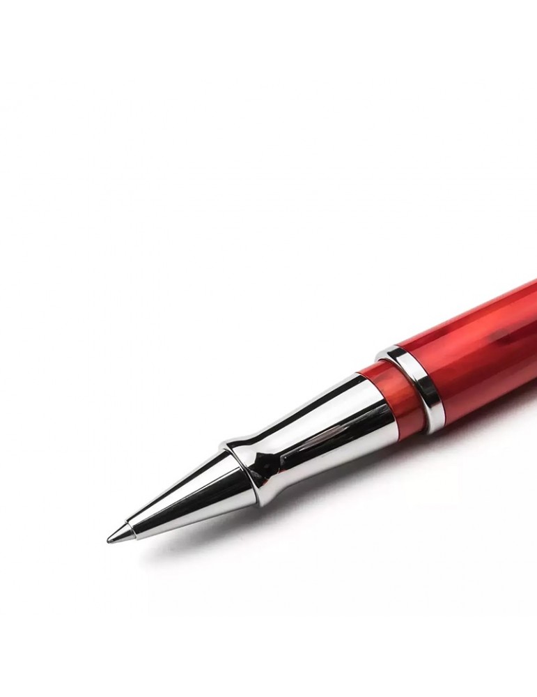 Pineider Rollerball Pen - Avatar UR Marble in Ultraresin - Devil Red - 0