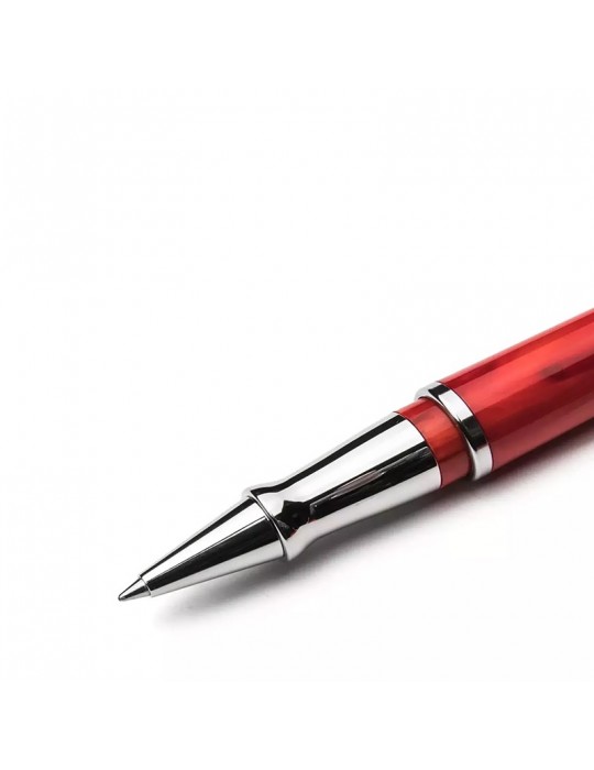 Pineider Rollerball Pen - Avatar UR Marble in Ultraresin - Devil Red - 0