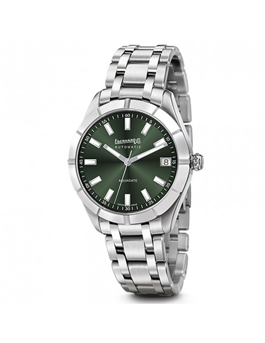 Eberhard Men's Watch - Aquadate Grande Taille Automatic 41mm Green - 0