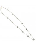 Collana Sikè - in Argento 925% Dorato - Ematite - Madreperla - ART613