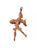 Della Rovere Pendant - in 925% Silver - Coral - DR272