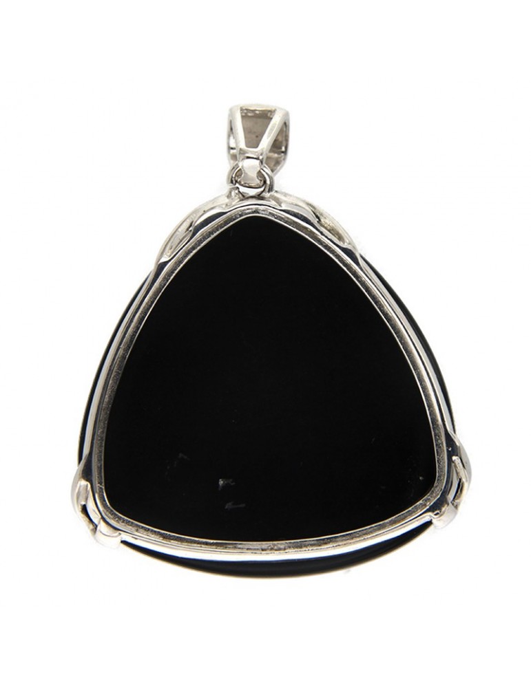 Ciondolo Della Rovere - in Argento 925% - Onice Nero - DR07