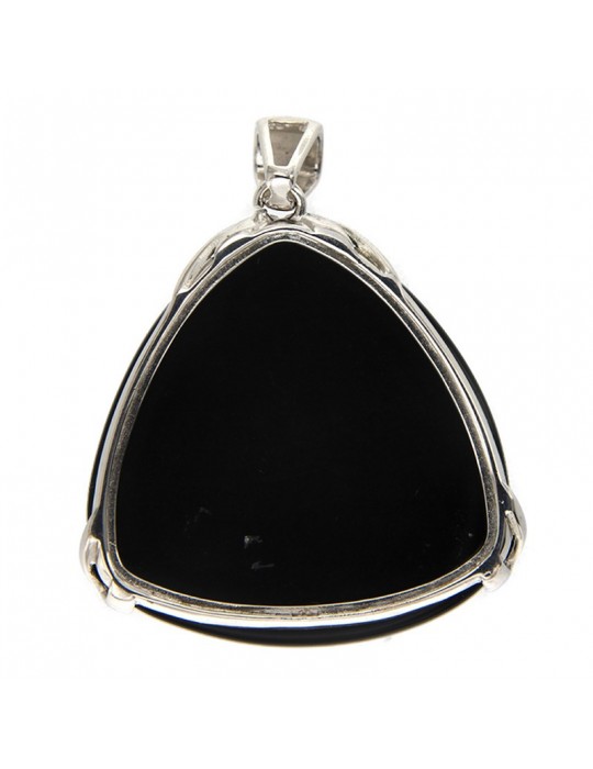 Ciondolo Della Rovere - in Argento 925% - Onice Nero - DR07