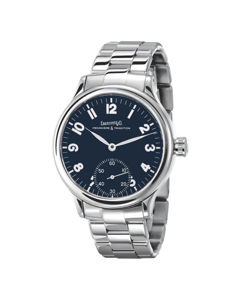 Eberhard Men's Watch - Traversetolo Mechanical Manual Winding 43mm Blue - 0