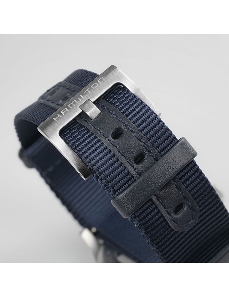 Orologio Hamilton Uomo - Khaki Field Mechanical 38mm Blu - Cinturino NATO - H69439940
