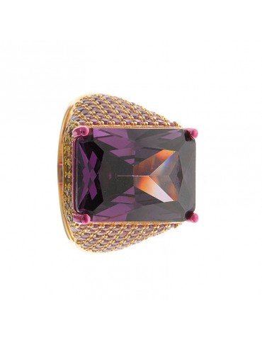 Salvatore Plata Ring - Afternoon - Amethyst - Peridot - 211S0185/16 2