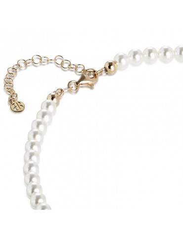 Collana Boccadamo - Argento 925% Dorato - Perle 6mm - GR650D 2