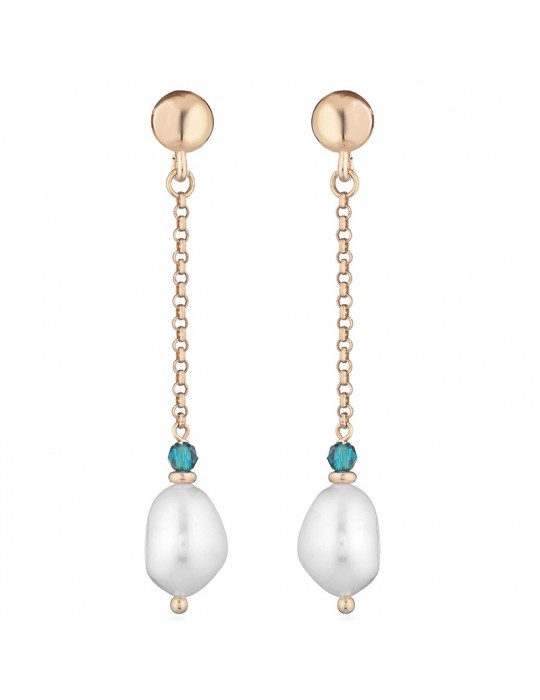 Lelune Glamor Earrings - Sophie - Blue Spinels - Pearls - LGEA5213