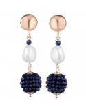 Lelune Glamor Earrings - Sophie-Pendants-Pearls-Blue Spinels-LGEA5312