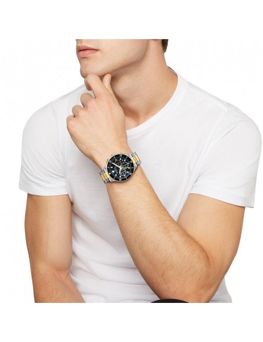 Orologio Breil Tribe - Overhand - Cronografo - Gold - 41mm-Nero-EW0720
