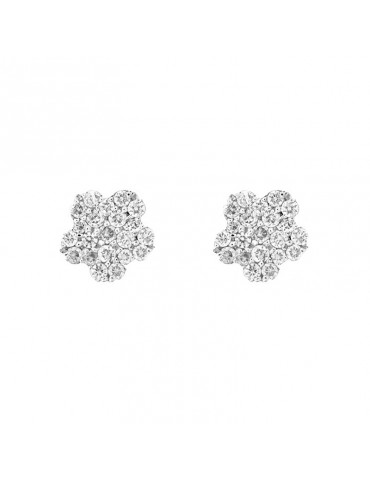 BUONOCORE GOLD PAVE' DIAMONDS EARRINGS - 0
