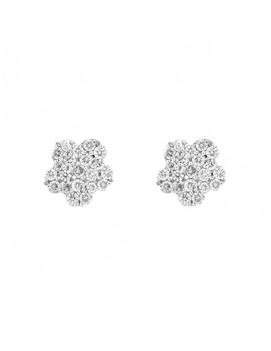 BUONOCORE GOLD PAVE' DIAMONDS EARRINGS - 0
