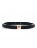Roberto Demeglio Bracelet - Letter F - Brown Diamonds - PU4NFDBWORS