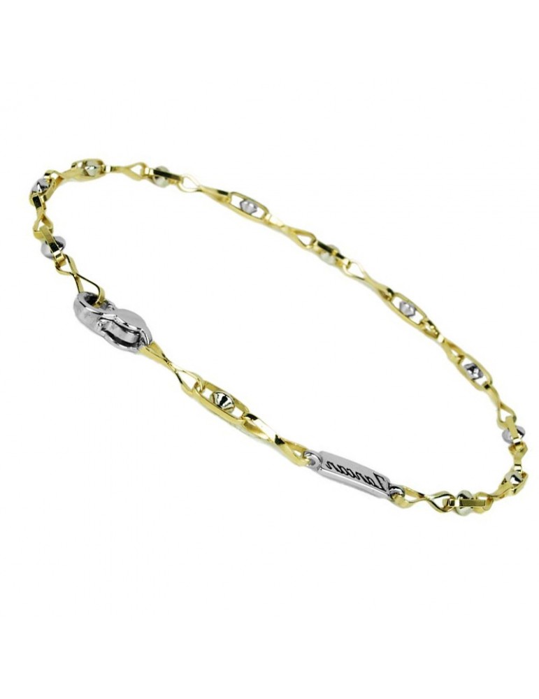 Bracciale Zancan-Insignia Gold-Catena-Oro Bianco e Giallo 18kt-EB946GB