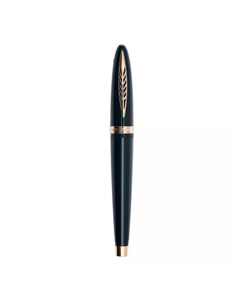Pineider Rollerball Pen - Modern Times in Ultraresin - British Racing Green Rose Gold - 0