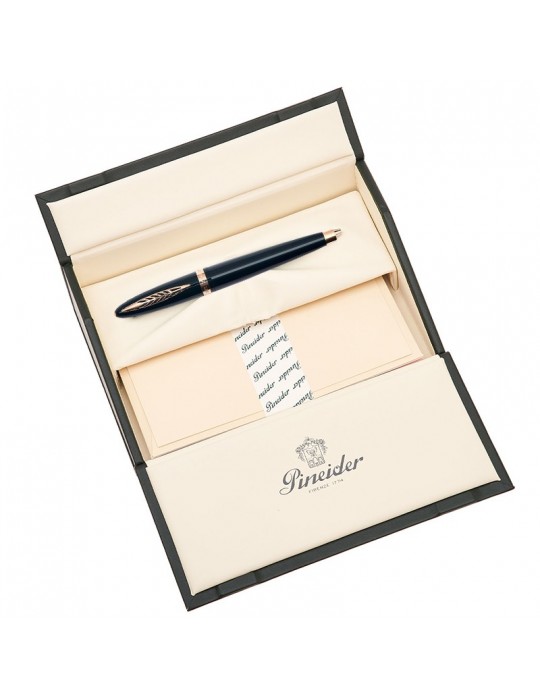 Pineider Rollerball Pen - Modern Times in Ultraresin - British Racing Green Rose Gold - 0