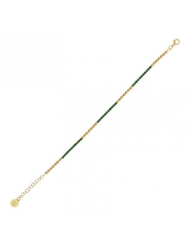 Etruscan Bracelet - Capri - Tennis -Cubic Zirconia Verdi-WSET00727.GRN 2