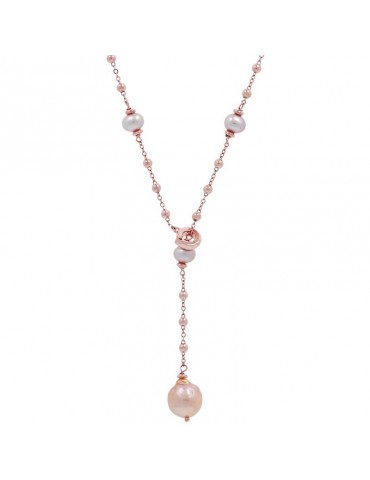 Collana Bronzallure - Maxima - Perle Rosa Coltivate - WSBZ00901.R
