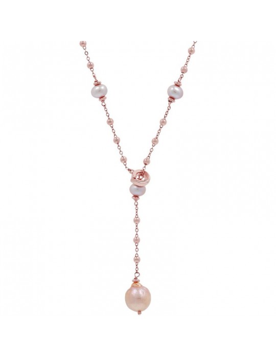 Collana Bronzallure - Maxima - Perle Rosa Coltivate - WSBZ00901.R