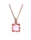 Collana Bronzallure-Preziosa-Catena Rolò-Prisma Gem Rosa-WSBZ02180.TO
