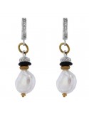 Silvia Kelly Earrings with Pearls and Diamonds for Woman - 0