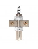 Ciondolo Zancan - Croce Astratta -Oro Bianc -Viti in Oro Rosa-EPE019BR