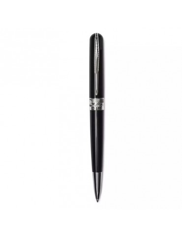 Pineider Ballpoint Pen - Avatar UR Marble in Ultraresin - Graphene Black - 0 2