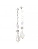 Boccadamo Earrings with Natural Pearl Pendant for Women - 0