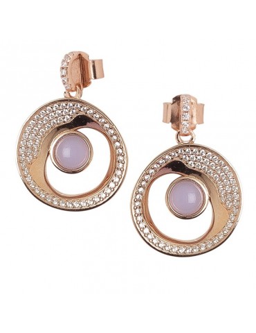 Orecchini Boccadamo con Pendente Eclissi di Luna da Donna - 0