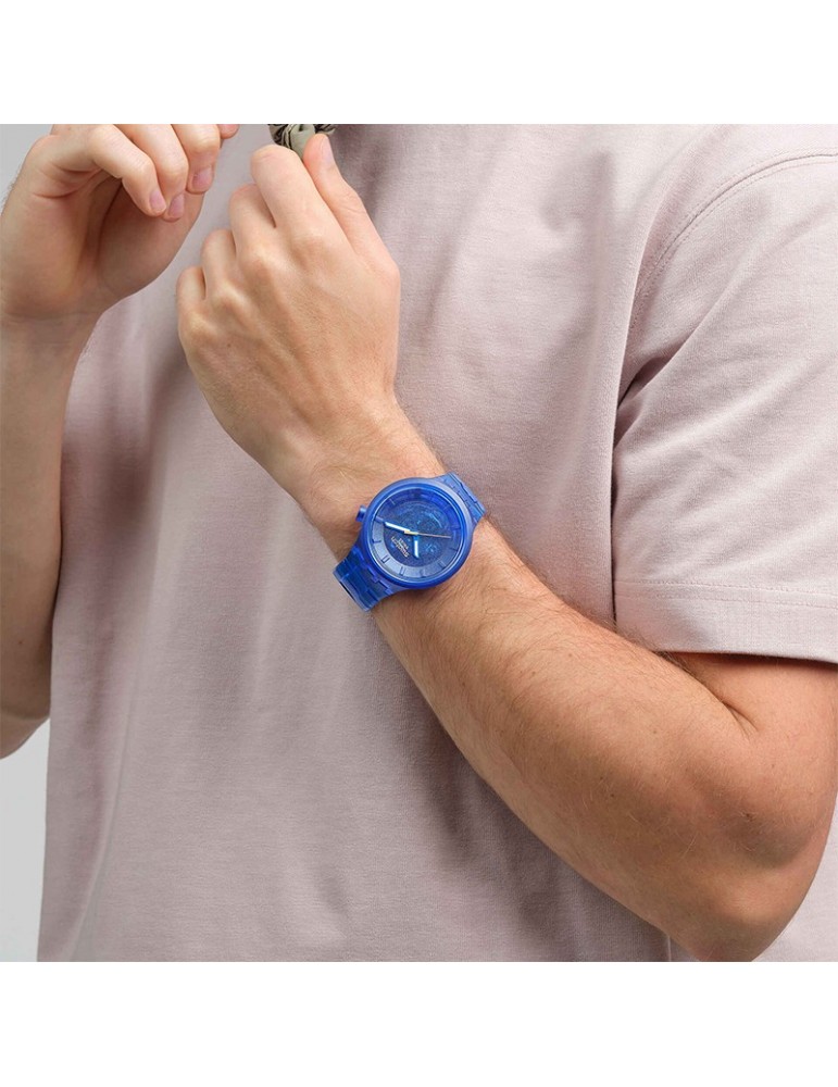 Orologio Swatch - Navi Joy - Solo Tempo - 47mm - Blu - SB05N116